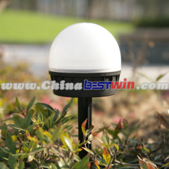 Plastic Outdoor Garden Solar Light white ball