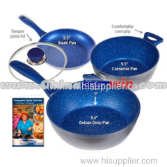 Flavorstone Cookware Aluminum Non-stick Pan As Seen On TV