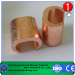 Copper c-clamp of ground wire