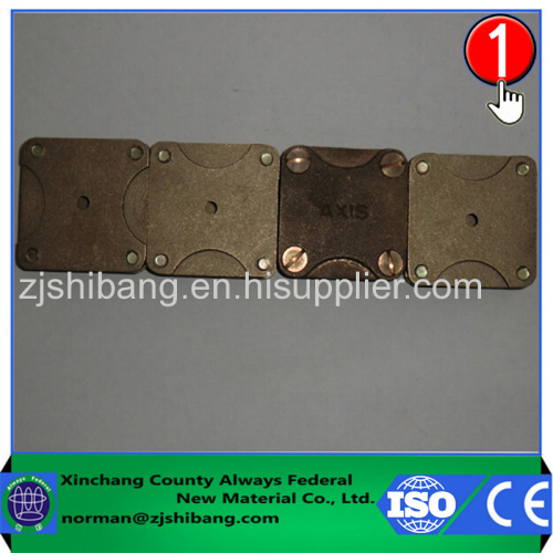 Copper strip connector for lightning protection