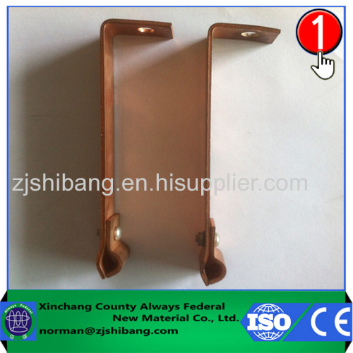 Brass components for lightning protection electrical connectors