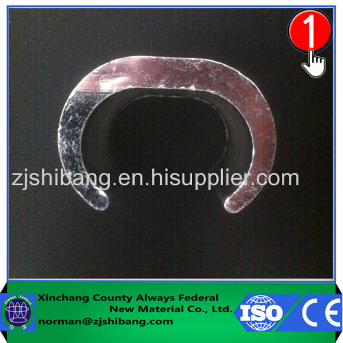 Copper c-clamp of ground wire terminal