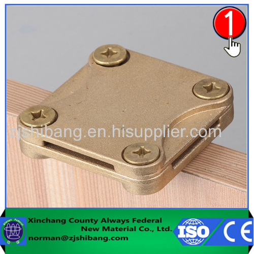 Copper strip connector for lightning protection