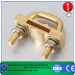 Copper earth rod flat strip connecting clamp