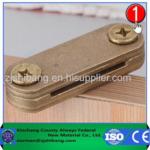 Brass components for lightning protection electrical connectors