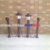 Classical Lantern Fence Plastic Solar Light