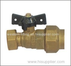 Brass Ball Valve Plumbing Ball Valve Water Meter Valve