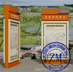 Display Board Outdoor Led Scrolling Advertising Light Box