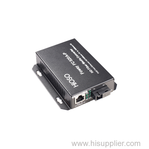 POE media converter HD fiber converter gigabit fiber media converter