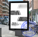 Sign Board Outdoor Scrolling Advertising Light Box