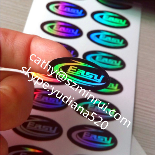 manufacturer hologram destructible paper tamper sticker label