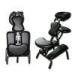 Foldable Leather And Stainless Steel Massage Tattoo Chair Easy To Carry