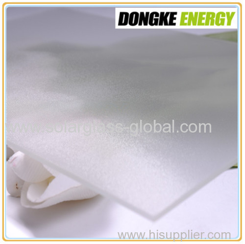 solar panel low iron tempered glass