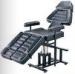 Professional Adjustable Leather Tattoo Bed Medical Supplies Black Color