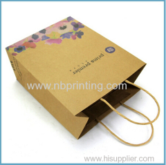 Custom Printing Kraft Paper Bag Brown Paper Bag Wholesale Paper Shopping Bag