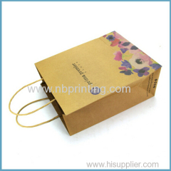 Custom Printing Kraft Paper Bag Brown Paper Bag Wholesale Paper Shopping Bag