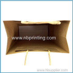 Custom Printing Kraft Paper Bag Brown Paper Bag Wholesale Paper Shopping Bag