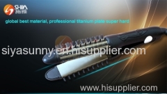 Automatic travel 2 in 1 ceramic coating flat iron straightening and curler mini usb powered hair straightener with comb