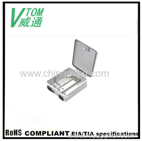 4 Pair overhead distribution box for STB connector with dimension: 160mmX 140mmX 75mm