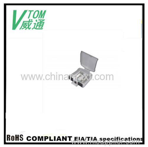 10 Pair overhead distribution box for STB connector with dimension: 260mmX 210mmX 80mm