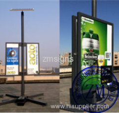 Solar Powered Outdoor Scrolling Light Box