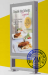 Unipole Advertising Scrolling City Board Display Light Box