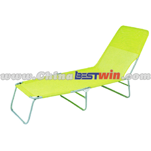 Folding beach lounger chair