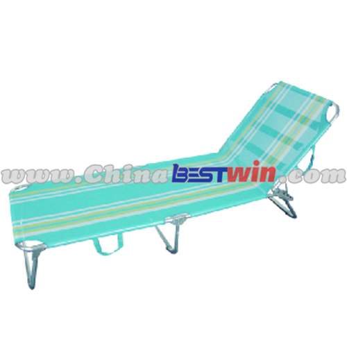 Blue Striped Go Flat Lounger