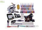 Horizontal Starter Tattoo Kits With 1 Skin Marking Pen / 1 pc Tattoo Machine Grip