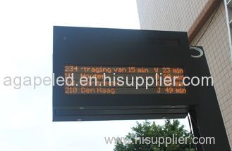 Single Color Led Outdoor Traffic Display Signs with A Remote Control for Changing Signs