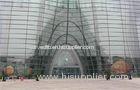 Heat Proof Bended / Curved Tempered Glass 10mm For Curtain Wall