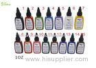 kuro Sumi Tattoo Ink Pigment 0.5 Oz 15 Color Set For Starter / Beginner