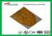 Double sided Impedance PCB Yellow Lead Free HAL with RoHS , PCB Assembly Design