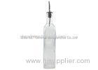 Eco - friendly 500ml 250ml glass bottles , Glass Oil And Vinegar Bottles with logo