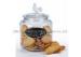 Eco - friendly Chalkboard storage jar / sealed glass jars with lid , capacity 4.45L