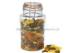 2.1L Kitchen Glass Storage Jars with clamp lids / airtight food storage containers