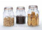 Homeware Glass Canister Set , kitchen storage jar sets 1L / 1.3L / 1.6L