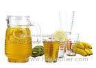 5 Pieces Glass decanter and tumbler set for Juice drinking 1.3L / 10OZ