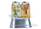 Home Essentials Drink Dispenser with Stand , glass beverage containers Eco friendly