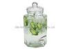 Eco - friendly 4.2L glass drinks dispenser with tap for bar & wedding