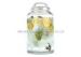 Custom 8.5L glass beverage dispenser with stainless steel spigot / glass lemonade dispenser