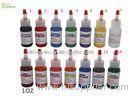 Professional Fusion Tattoo Ink Set For Beauty Salon Starbrite 14 Colors