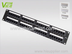 CAT6 UTP 48Port Patch Panel China Supplier