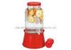 Drink Dispenser with Stand , red galvanized base / beverage jars with spigot