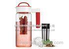 Custom 3 in one glass water infuser pitcher / fruit infusion pitcher 1 - 56oz