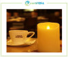Ivory Wax Flameless Moving Wick LED Candle