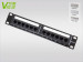 10 inch CAT5E UTP 12Port Patch Panel China Manufacture