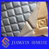 Comfortable Bedroom Wall Faux Leather Upholstery Fabric Approved EN