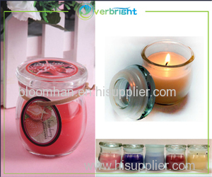 Classical Scented Glass Candle with Flower Flavor