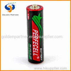 Sum3 aa size battery 1.5 v with pvc jacket